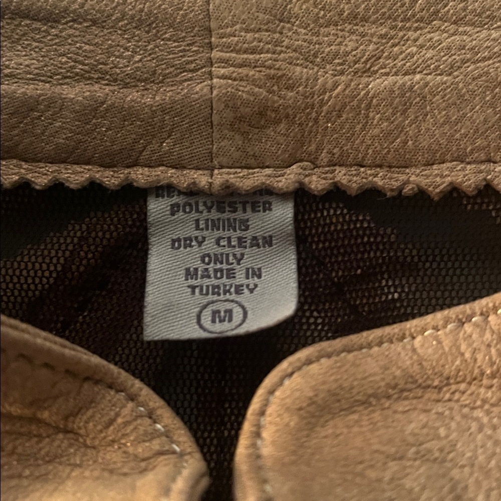 Leaf Patterned Jacket With Zipper - image 2